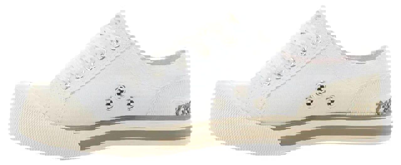 Rocket Dog Jazzin Womens Casual Lace Up Canvas Pumps Shoes Trainers