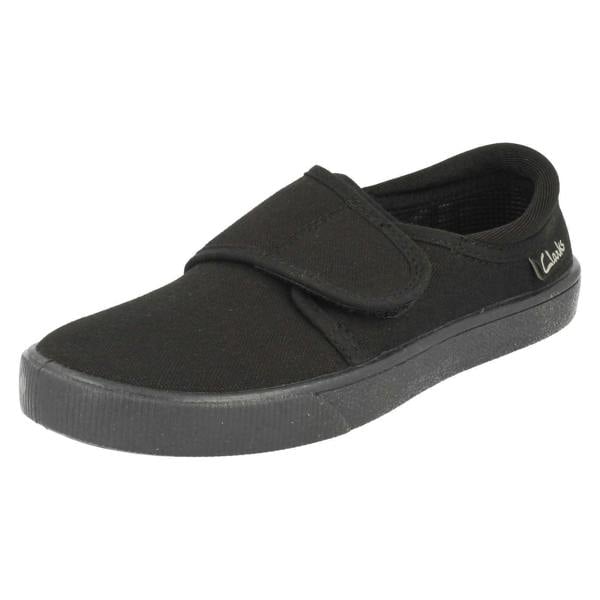 Clarks Childrens Unisex Clarks P.E School Pumps Hopper Run