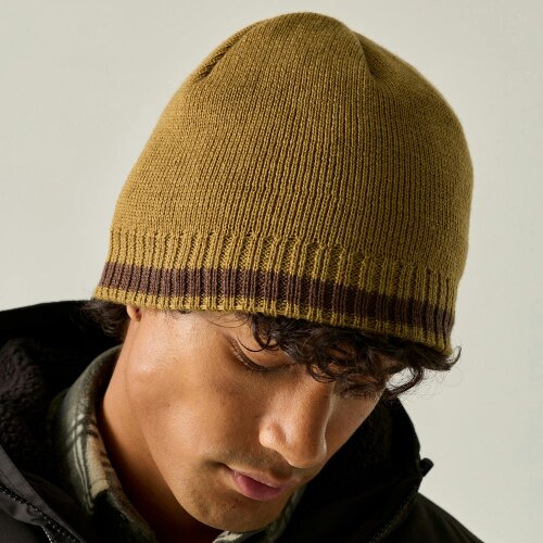 Regatta Mens Balton IV Beanie - Wood Brown/Coffee Grounds