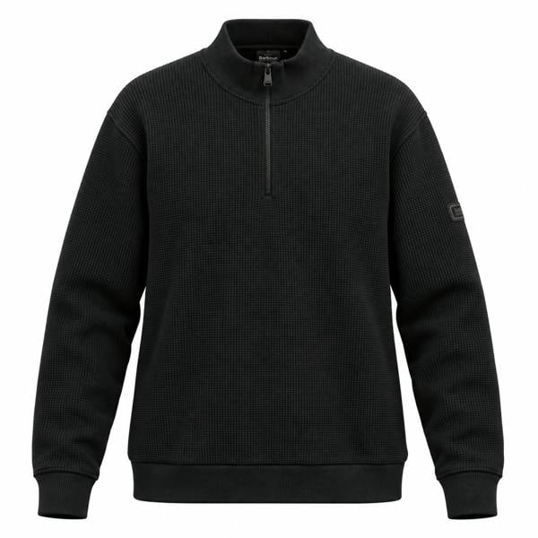 Barbour International Curve Half Zip Sweatshirt Black