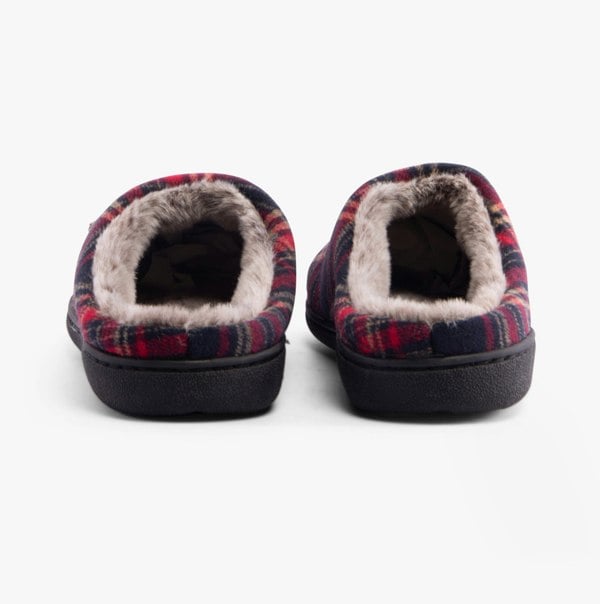 Jo & Joe FALKIRK Mens Slippers Red