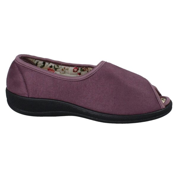 Jo & Joe Ladies Jo & Joe Hook And Loop Open Toe Slippers Martha