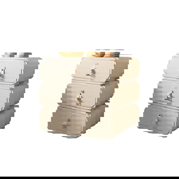 Darcie Bedside Table, Cream-Rit Concept-Rit Concept