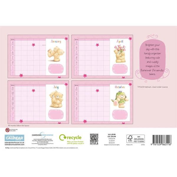 Forever Friends A4 Family Planner 2027, Family Planners, Month To View, Family, Gift