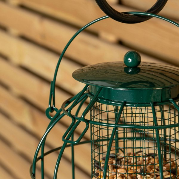 Samuel Alexander Pack of 5 Wild Bird Hanging Nut Feeder with Squirrel Guard