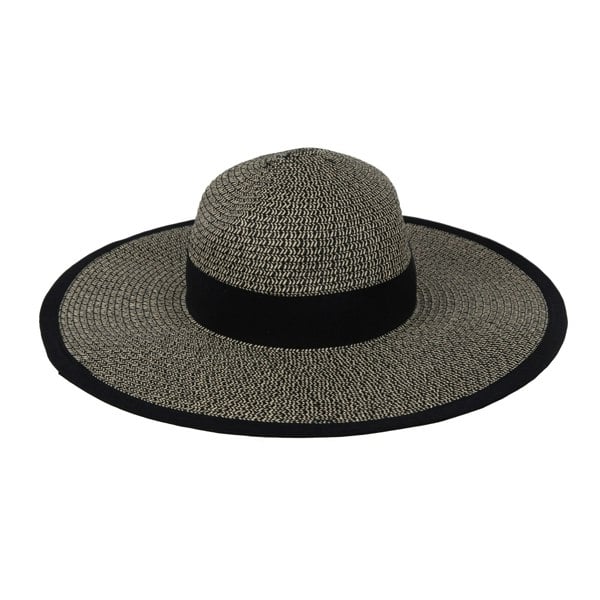 Regatta Women's Straw Sun Hat - Black/Natural