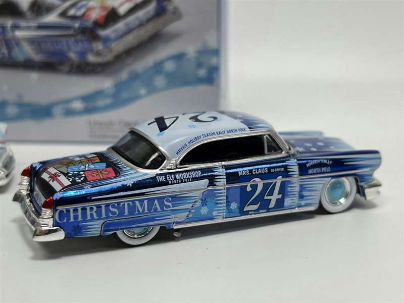 Mini GT Lincoln Capri Christmas Hot Rod By Tim Sadchikov 1:64 Mini GT MGT00888L