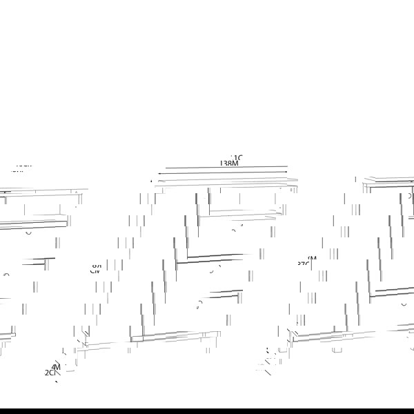 Furniture To Go Grafton 1 Door 3 Drawer Chest In Cream and Oak