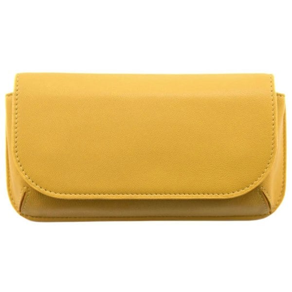 Mala Leather Large Structured Unisex Glasses / Sunglasses Case