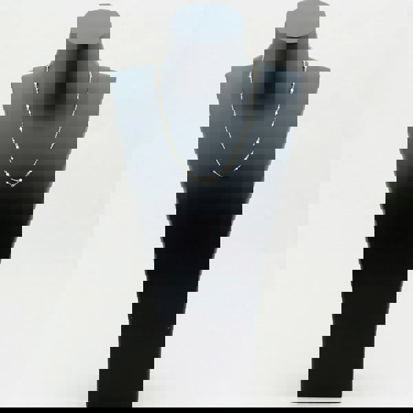 T. H. Baker 9ct Yellow Gold Freshwater Pearl & Ball Necklace GN367W