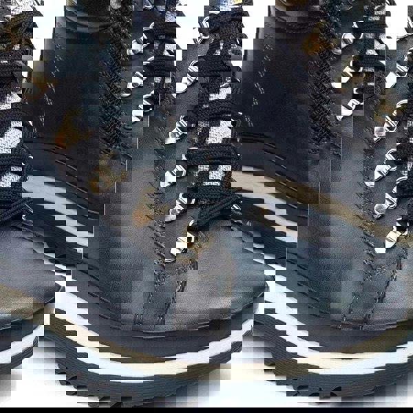 Pikolinos Vigo - Women’s Blue Leather Ankle Trainers Boots