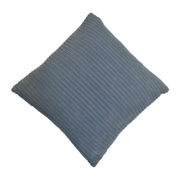 Wyld Haus Beynac Set of 2 Ribbed Grey Cushion Covers
