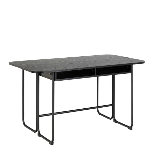 Wyld Haus Tinglev 4 Seater Black Folding Dining Table
