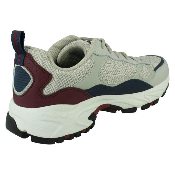 Skechers Mens Skechers Lace Up Memory Foam Trainers Bluecoast