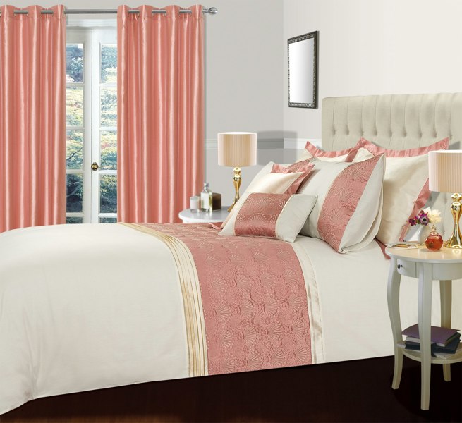 Intimates Embossed Design Luxury Duvet Cover & Pillowcase Set - Modern Bedding with Button Enclosure, Machine Washable