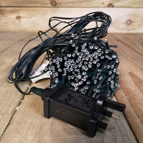 Samuel Alexander 360 LED 28.7m Premier SupaBrights Indoor Outdoor Christmas Multi Function Mains Operated String Lights with Timer in Rainbow