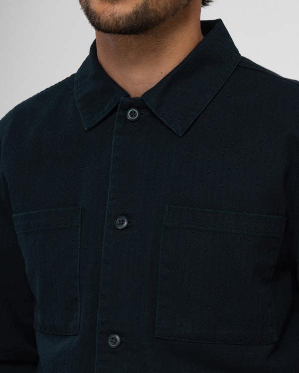 Steel & Jelly Farndon - Herringbone Overshirt