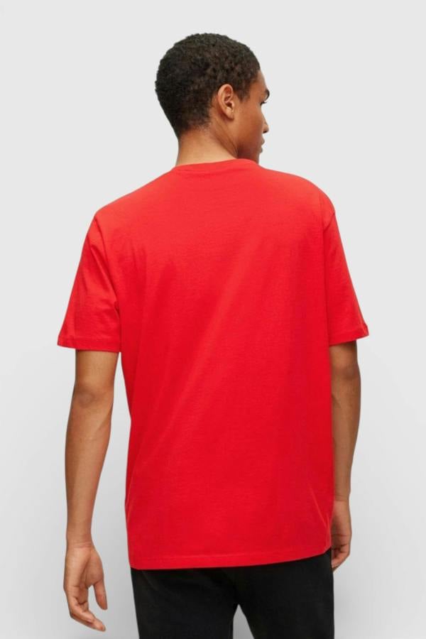 Hugo Boss Dulivio Mens T Shirt Red