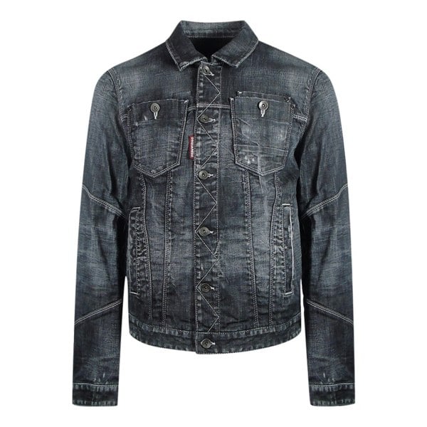 Dsquared2 Black Denim Jacket