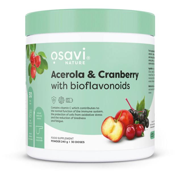 Osavi Acerola & Cranberry with Bioflavonoids - 240g