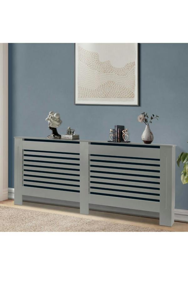 Grey Wooden Radiator cover
