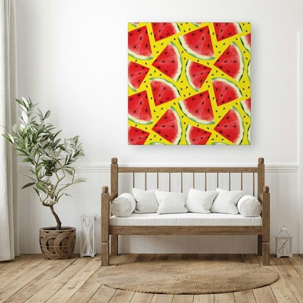 Warren Reed Watermelon Pattern Canvas