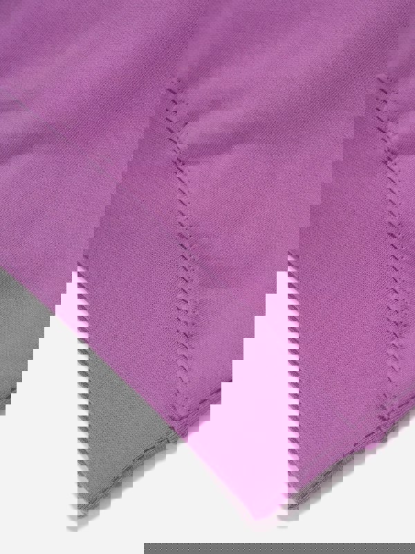 MSGM Girls Logo Sweater Dress in Purple