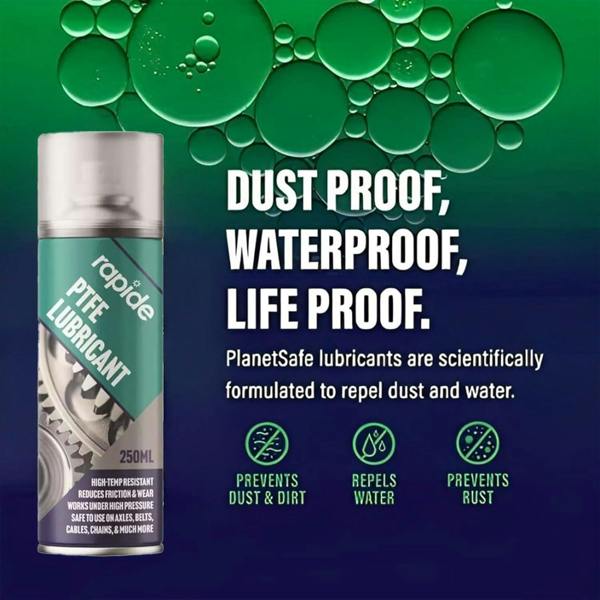 Rapide 6X Rapide PTFE Lubricant Spray 250ml