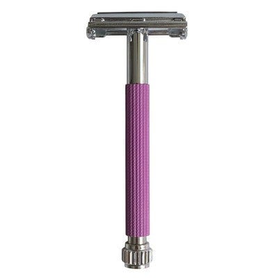 Parker Safety Razor Parker 29L Lavender Texture Long Handle Safety Razor