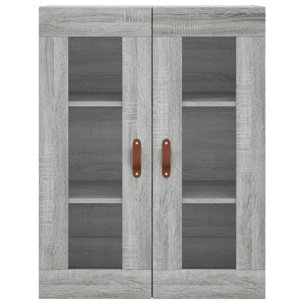 Berkfield Highboard Grey Sonoma 69.5x34x180 cm Engineered Wood