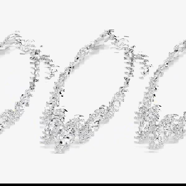 Swarovski Una Rhodium Plated White Crystal Bracelet 5735343