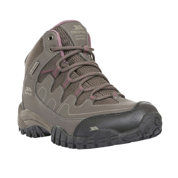 Trespass Women's Mitzi Waterproof Walking Boots - Coffee