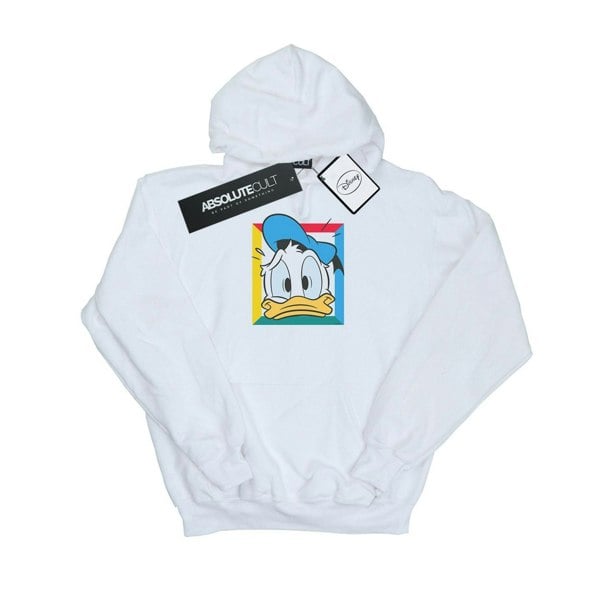 Disney Boys Donald Duck Panicked Hoodie - White