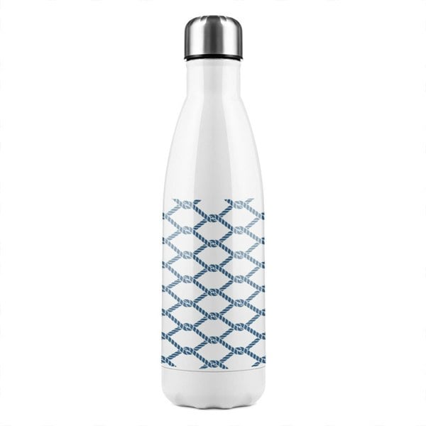 Benjamin Tate Design Zig Zagged Rope Stainless Steel Bottle