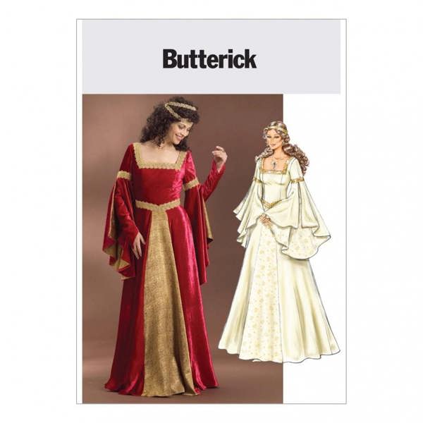 Butterick Sewing Pattern 4571, Costumes, Vintage Style for Women, 6-8-10-12 - Intermediate
