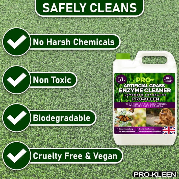 ProKleen Pro-Kleen ProBio Artificial Grass Cleaner Probiotic Based Deodoriser Odour Eliminator Lavender 5L