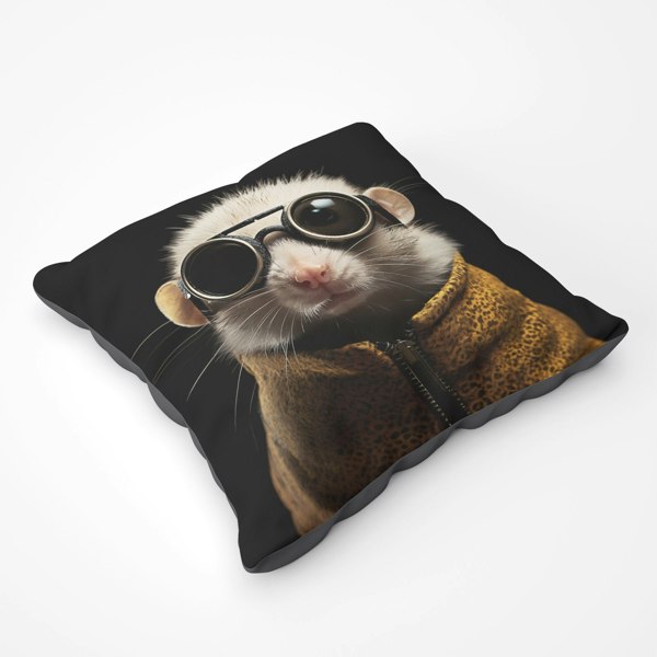 Warren Reed Realistic Doormouse Floor Cushion