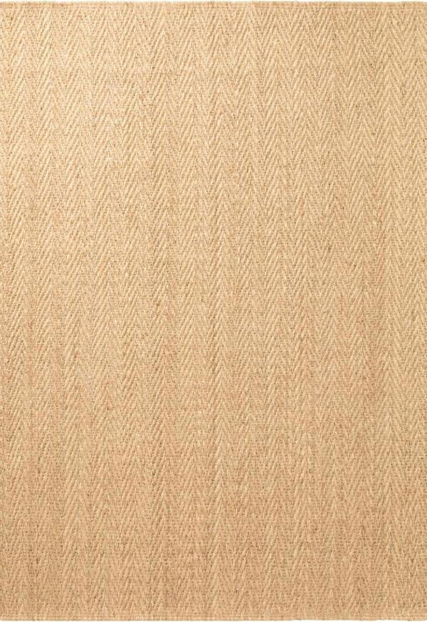 Beige woven patterned rug