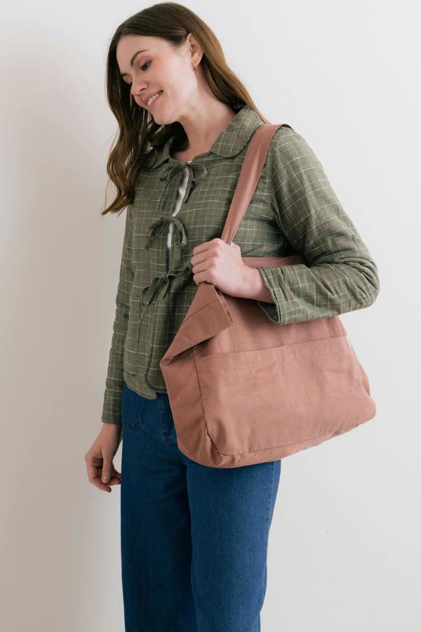 Lily & Me Large Shopper Bag Soft Pink