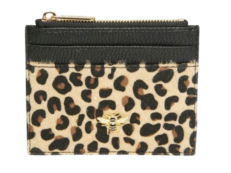Alice Wheeler Bee Vegan Leather Coin & Card Purse