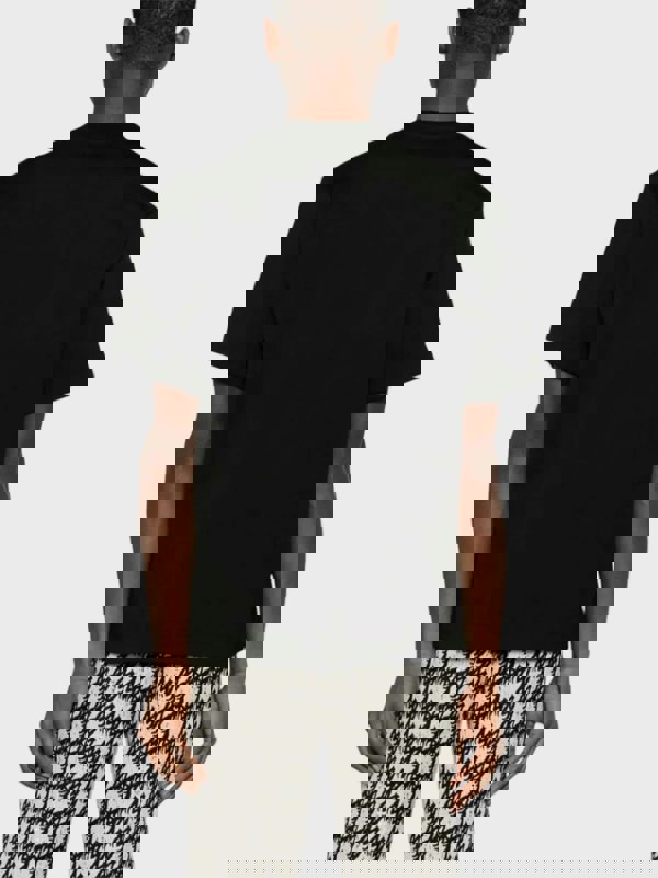 Amiri Staggered Logo T Shirt Black