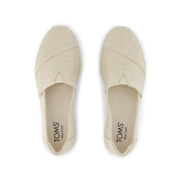 Toms ALPARGATA PLUS Espadrille Shoes   in  Gold