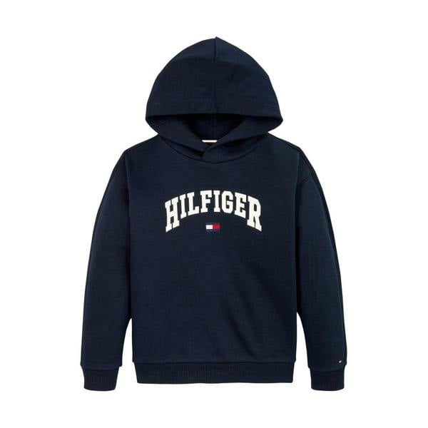 Tommy Hilfiger Childrens/Kids Varsity Regular Hoodie - Navy - 