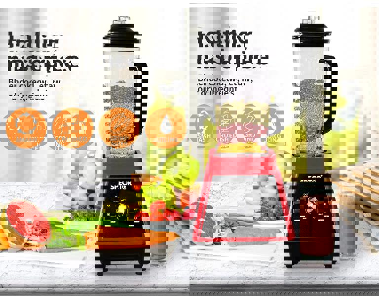 Spector 2L Commercial Blender Mixer Food Processor Juicer Smoothie Ice Crush Red