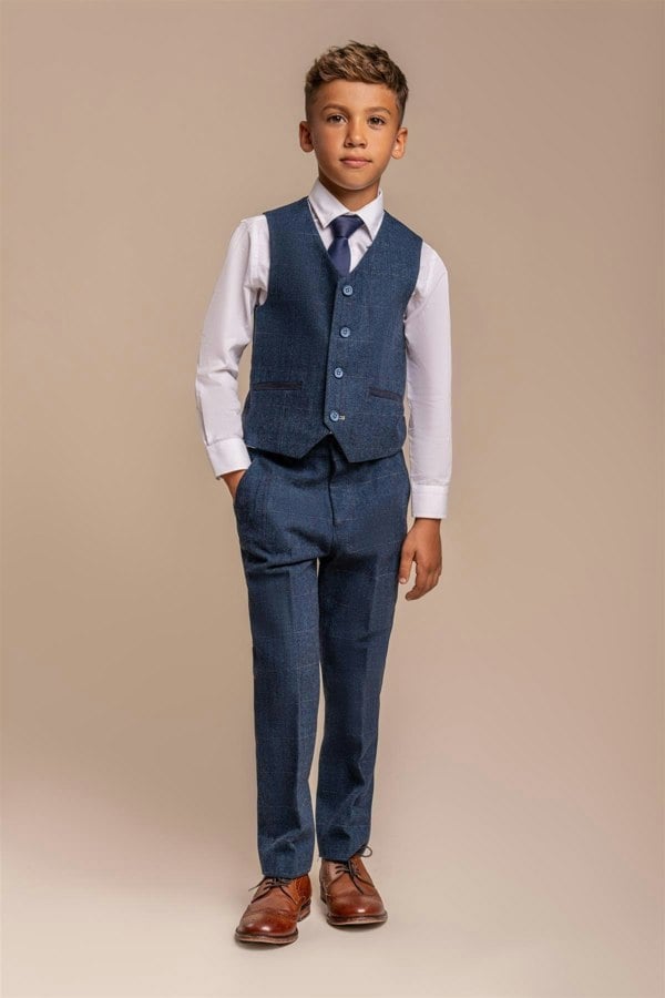 Boys Carnegi Waistcoat With Trouser Front