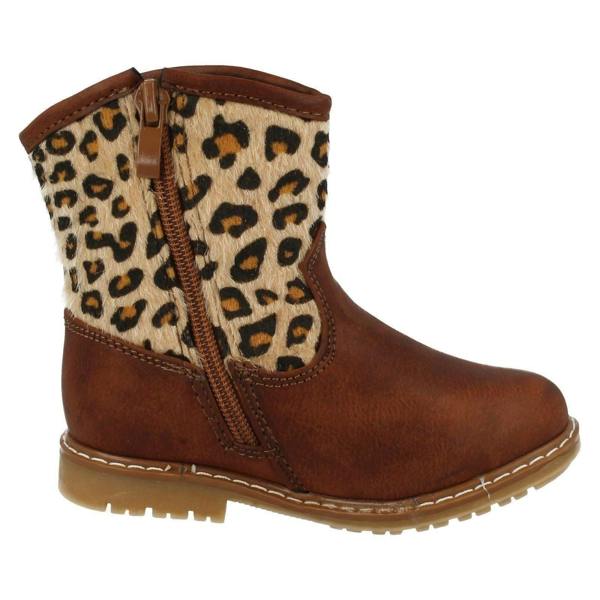 Spot On Infant Girls Spot On Zipped Cowboy Style Printed Boots