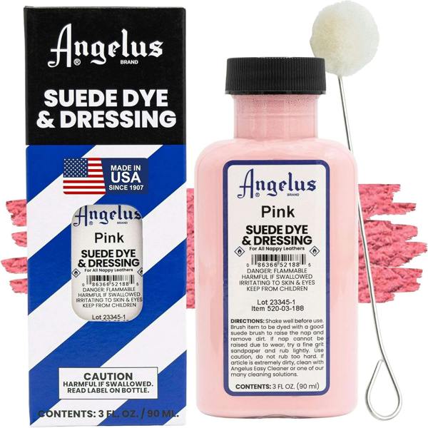 Angelus Suede Dye and Dressing - Restore and Protect Delicate Suede 3oz
