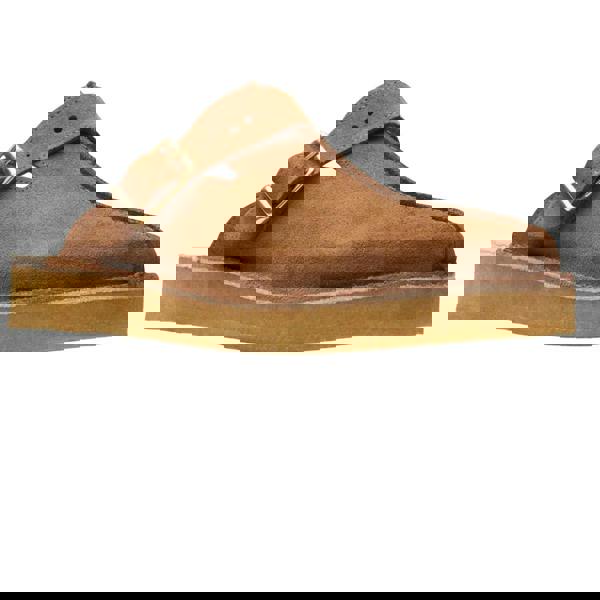 Clarks Mens Trek Suede Mules - Brown - 