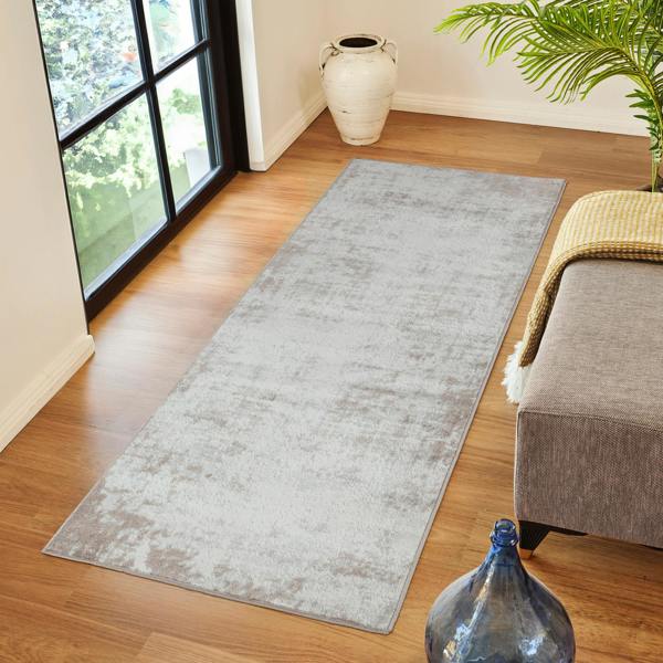 Livabliss Floransa-Abstract Beige Grey Off-White Modern Marble Rug