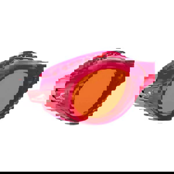 Red and orange Aquafeel Ergonomic Junior Swim Goggles with honeycomb texture by Aquaferret